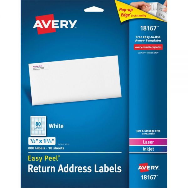 AVE18167 Avery Return Address Labels