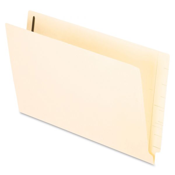 PFXH20U13 Pendaflex End Tab Expansion Folders, Two Fasteners, Straight Cut, Legal, Manila, 50/Box