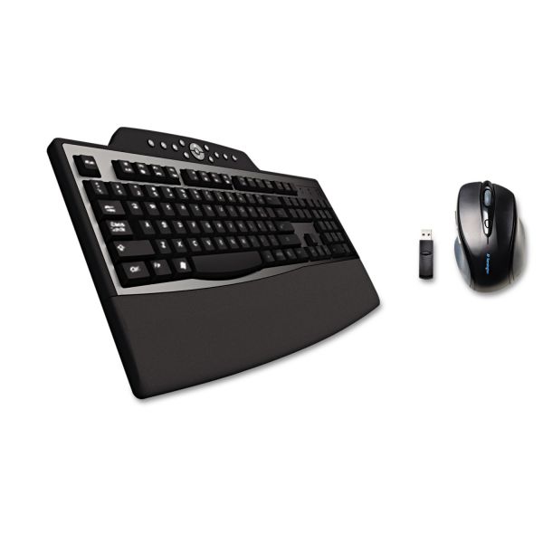 KMW72403 Kensington Pro Fit Comfort Desktop Set, Wireless, Black