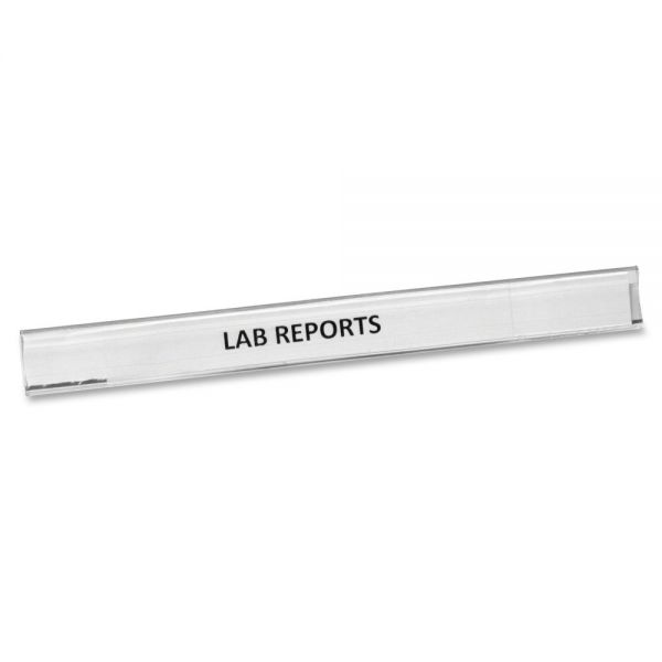 PCIPST12R Panter Company Recycled Removable Adhesive Label Holders, 1/2 x 6, Clear, 10 per Pack