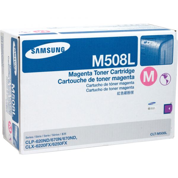SASCLTM508L Samsung CLTM508L (CLT-Y508L) High-Yield Toner, 4,000 Page-Yield, Magenta