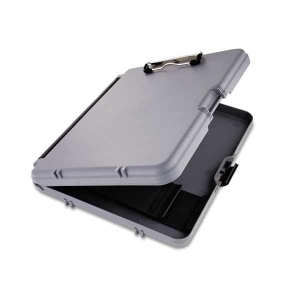 SAU00470 Saunders WorkMate Storage Clipboard, 1/2" Capacity, Holds 8 1/2w x 12h, Charcoal/Gray