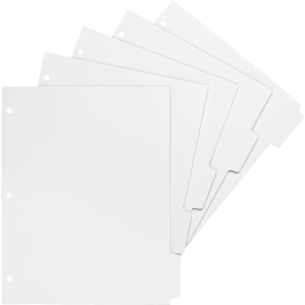 SPR02077 Sparco Print-On 5-Tab Index Dividers