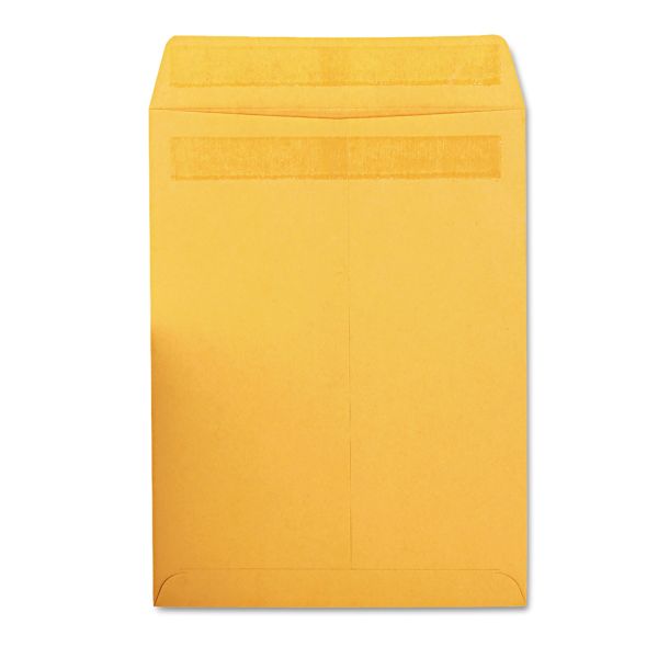 QUA43567 Quality Park Redi Seal Catalog Envelope, 9 x 12, Brown Kraft, 100/Box