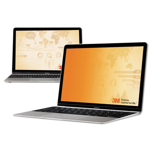 MMMGF121W1B 3M Frameless Gold Notebook Privacy Filter for 12.1" Widescreen Monitor, 16:10