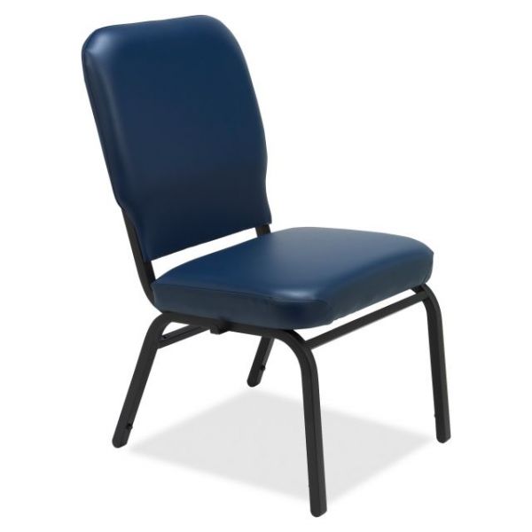 LLR59595 Lorell Big & Tall Oversized Vinyl Stacking Chairs