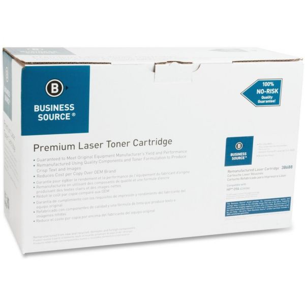 BSN38688 Business Source Remanufactured HP 09A (C3909A) Toner Cartridge