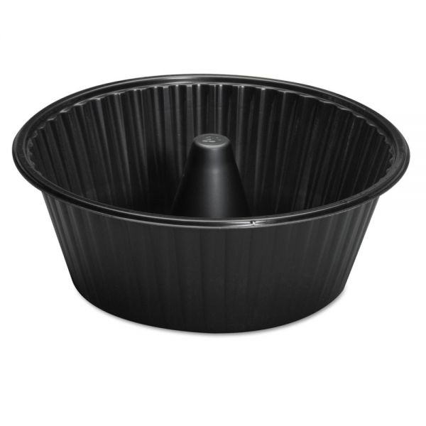 GNP55A10 Genpak Bakery Trays, Foam, Black, 3 5/8w x 9 7/8d, 100/Bag, 2/Carton