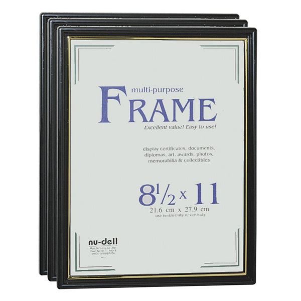 NUD11888 Nu-Dell Easy Slide-In Picture/Certificate Frames