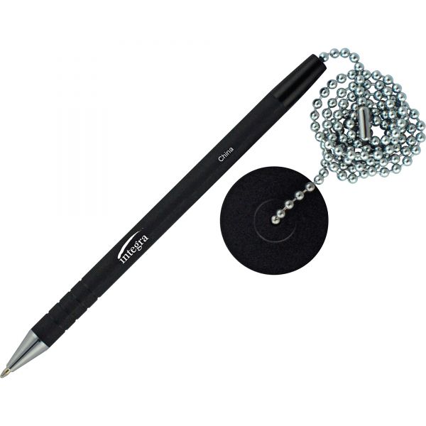 ITA38648 Integra Antimicrobial Rubber Barrel Counter Pen