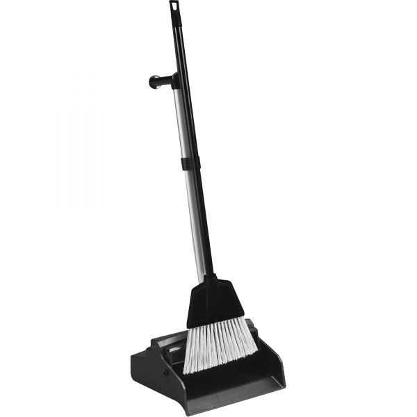GJO02407 Genuine Joe Plastic Lobby Dust Pan Combo Kit