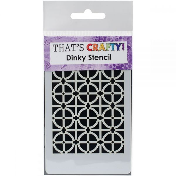 NOTM440146 That's Crafty Dinky Stencil 3"X4.75"