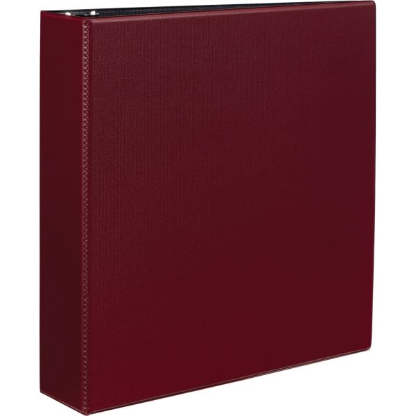 AVE27552 Avery Durable 3-Ring Binder, 2" Capacity, Slant Ring, Burgundy