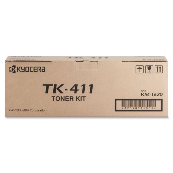MTA370AM011 Kyocera 370AM011 (TK411) Toner Cartridge, 15000 Page-Yield, Black
