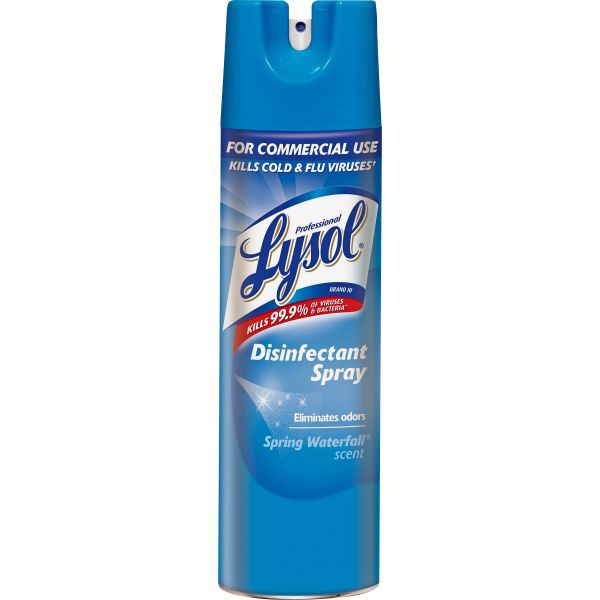 RAC76075EA Professional LYSOL Brand Disinfectant Spray, Spring Waterfall, 19 oz Aerosol Can