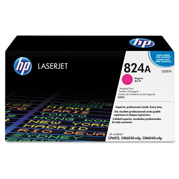 HEWCB387A HP 824A, (CB387A) Magenta Original LaserJet Imaging Drum