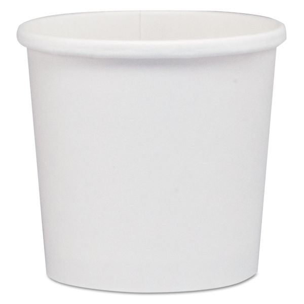 SCCH4125U Dart Flexstyle Dbl Poly Paper Containers, WH, 12 oz, 3 3/5", 25/Bag, 20 Bags/Carton
