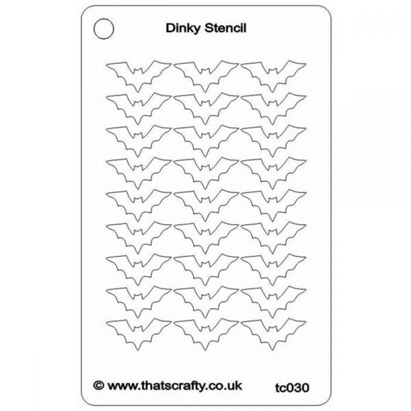 NOTM370017 That's Crafty Dinky Stencil 3"X4.75"