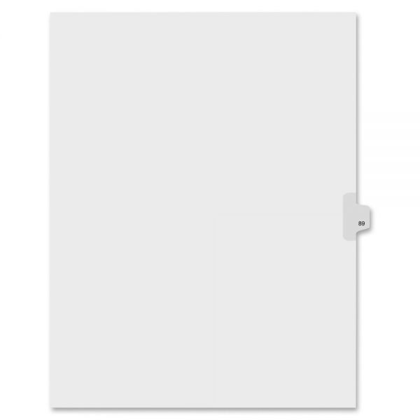 KLF91089 Kleer-Fax 90000 Series Side-Tab Legal Index Dividers