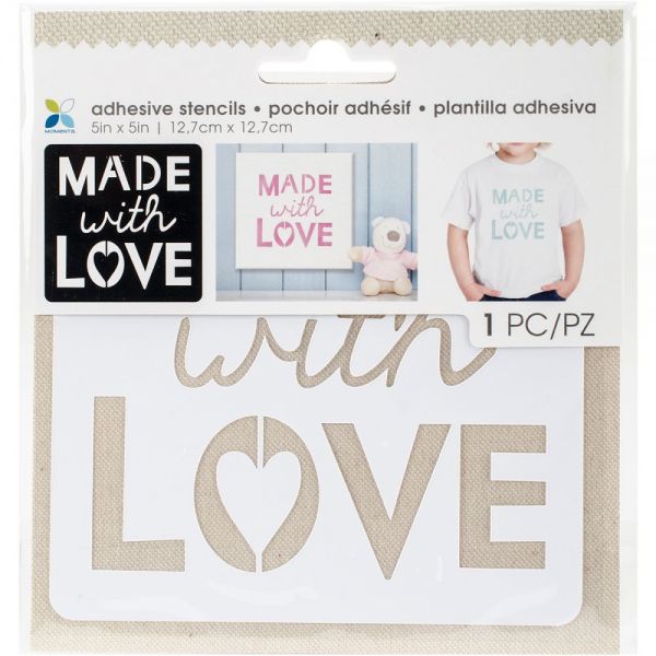 NOTM235869 Momenta Adhesive Stencils 5"X5"