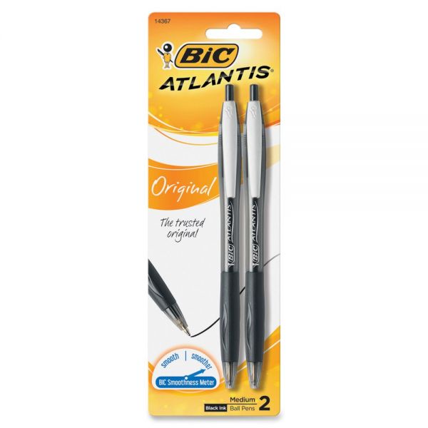 BICVCGP21BK BIC Atlantis Retractable Ballpoint Pens