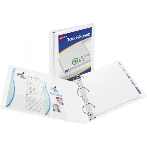 AVE17141 Avery TouchGuard 1" 3-Ring View Binder