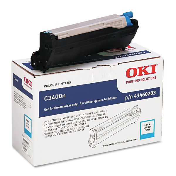 OKI43460203 Oki 43460203 Drum Unit, Cyan