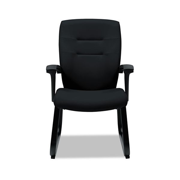 GLB5092BKS110 Global Synopsis Series Guest Arm Chair With Sled Base