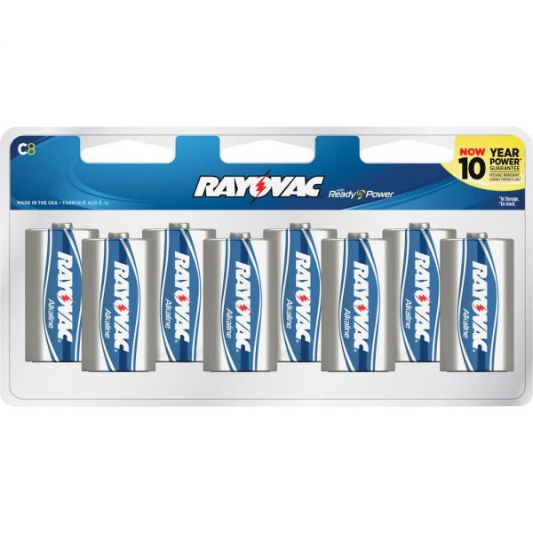 RAY8148LJCT Rayovac Alkaline C Batteries