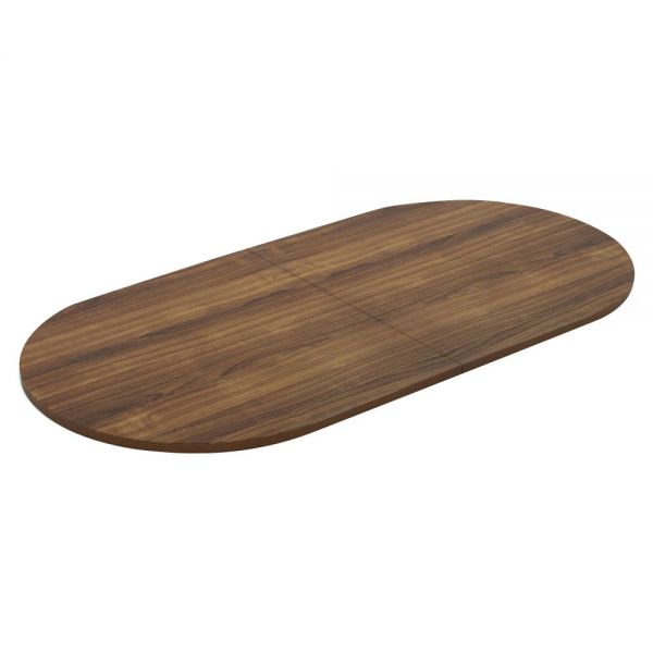 LLR34343 Lorell Chateau Series Walnut 8' Oval Conference Tabletop
