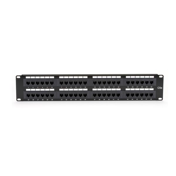 SYNX2889935 Black Box CAT5e Value Line Patch Panel, 48-Port, 2U