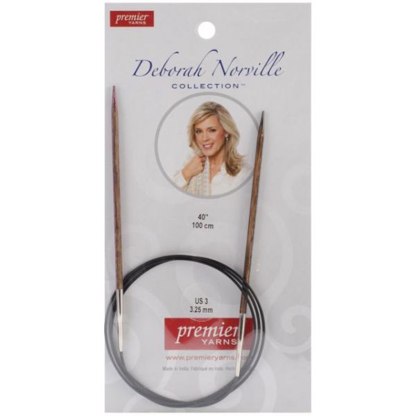 NOTM072209 Deborah Norville Fixed Circular Knitting Needles 40"