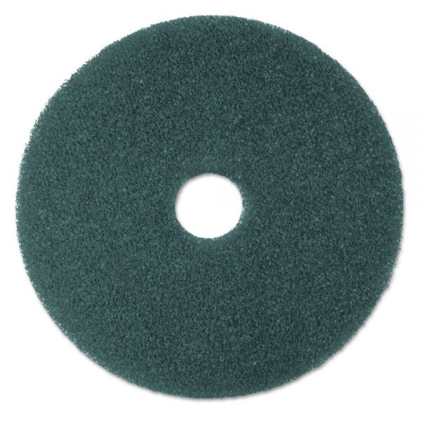 MMM08417 3M Low-Speed High Productivity Floor Pads 5300, 24" Diameter, Blue, 5/Carton