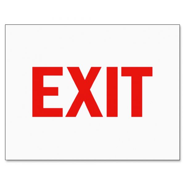 TFIP1949EX Tarifold Magneto Safety Sign Inserts-Exit