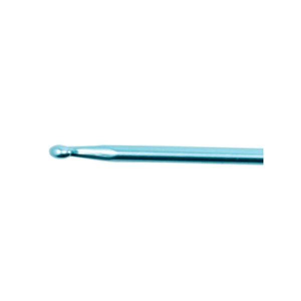 NOTM070722 Silvalume Aluminum Afghan Crochet Hook 14"