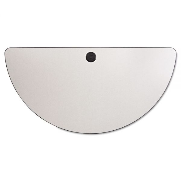 ALEVA72HR4824GY Alera Valencia Series Training Table Top, Half-Round, 47-1/4w x 23-5/8d, Gray