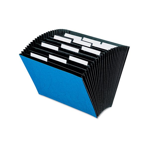 Smead Designer Accordion Expanding File, 12 Pockets, 1/3 Tab, Letter, Dark Blue