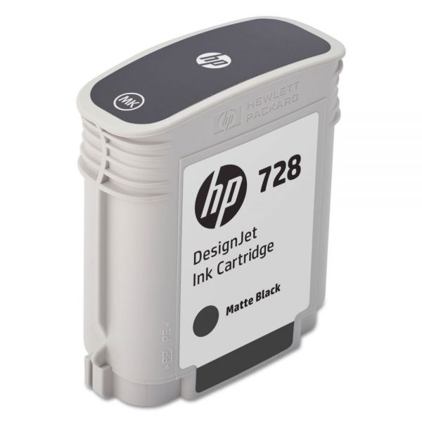 HEWF9J64A HP 728 (F9J64A) Matte Black Original Ink Cartridge, 69 mL