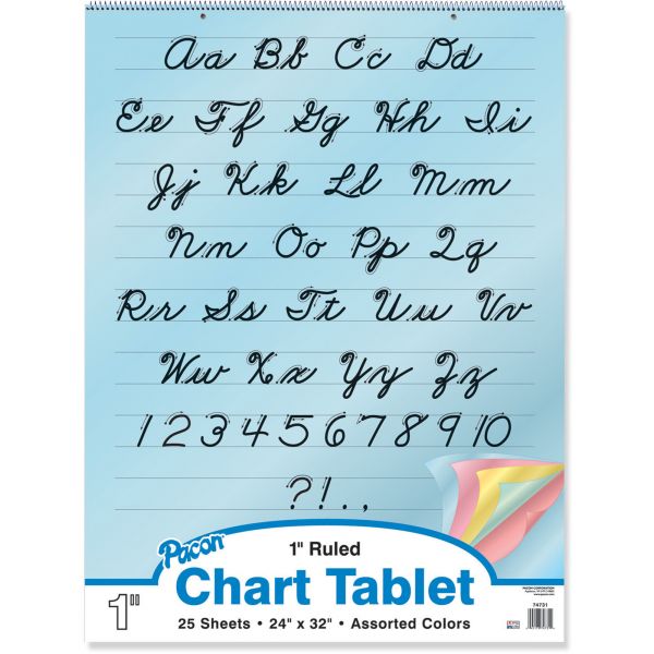 PAC74731 Pacon Colored Paper Chart Tablet