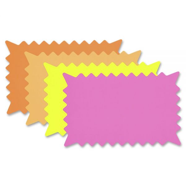 COS090251 COSCO Rectangle Die Cut Paper Signs