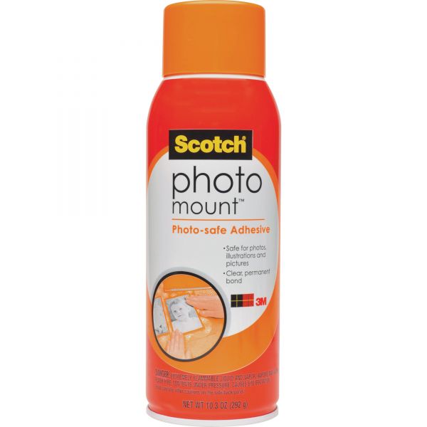 MMM6094 Scotch Photo Mount Spray Adhesive, 10.25 oz, Aerosol