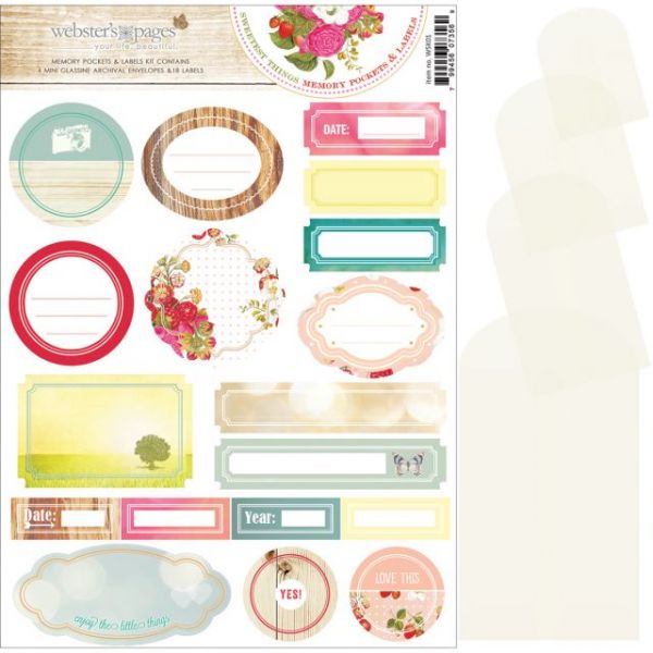 NOTM109238 Strawberry Fields Memory Pockets & Labels