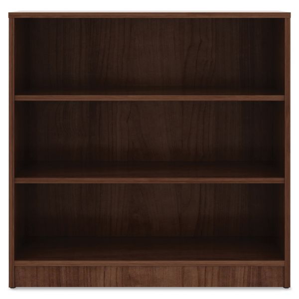 LLR99783 Lorell Walnut Laminate Bookcase