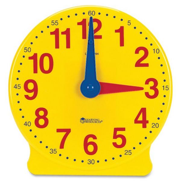 LRN2094 Learning Resources Big Time Demonstration Clock