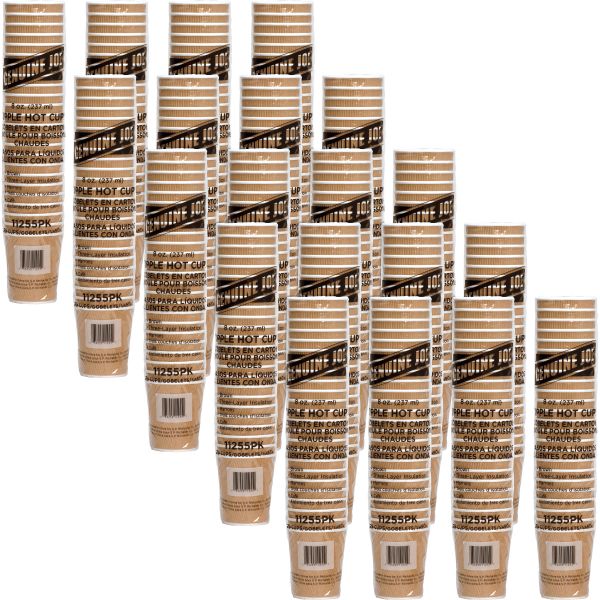 GJO11255CT Genuine Joe Ripple 8 oz Coffee Cups