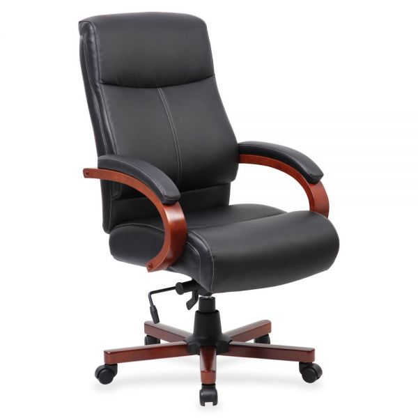 LLR69531 Lorell Executive Leather Office Chair