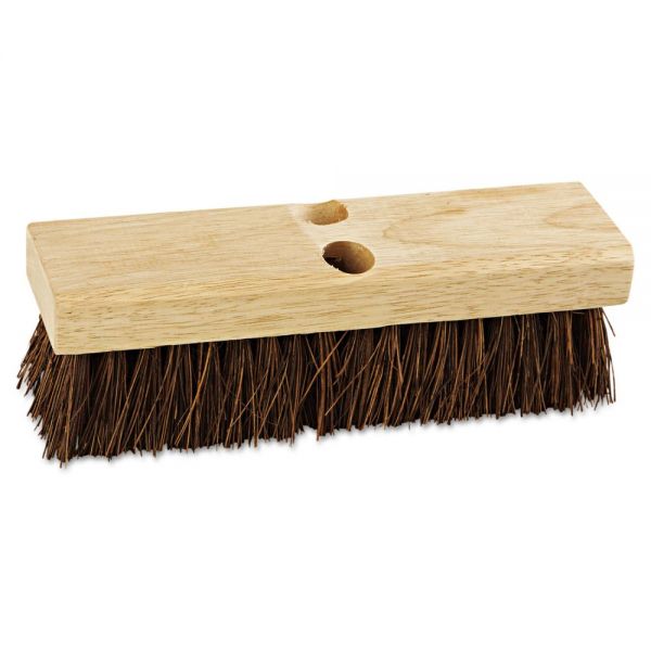 BWK3110 Boardwalk Deck Brush Head, 10" Wide, Palmyra Bristles