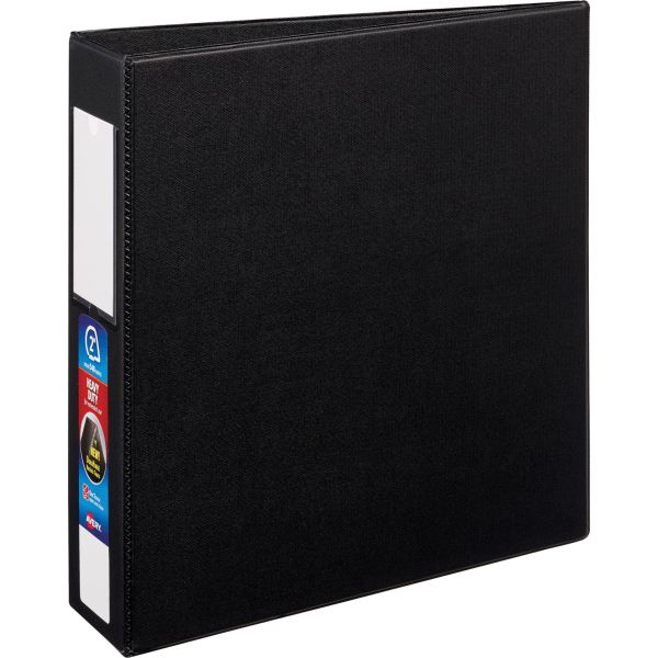AVE79992 Avery Heavy-Duty 3-Ring Binder with One Touch EZD Rings, 2" Capacity, Black