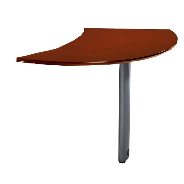 MLNNEXTLCRY Tiffany Industries Napoli Series Left Curved Desk Extension, 47w x 28d x 29-1/2h, Sierra Cherry