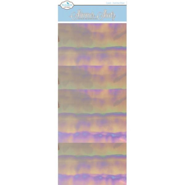 NOTM382133 Mylar Shimmer Sheetz 5"X12" 3/Pkg